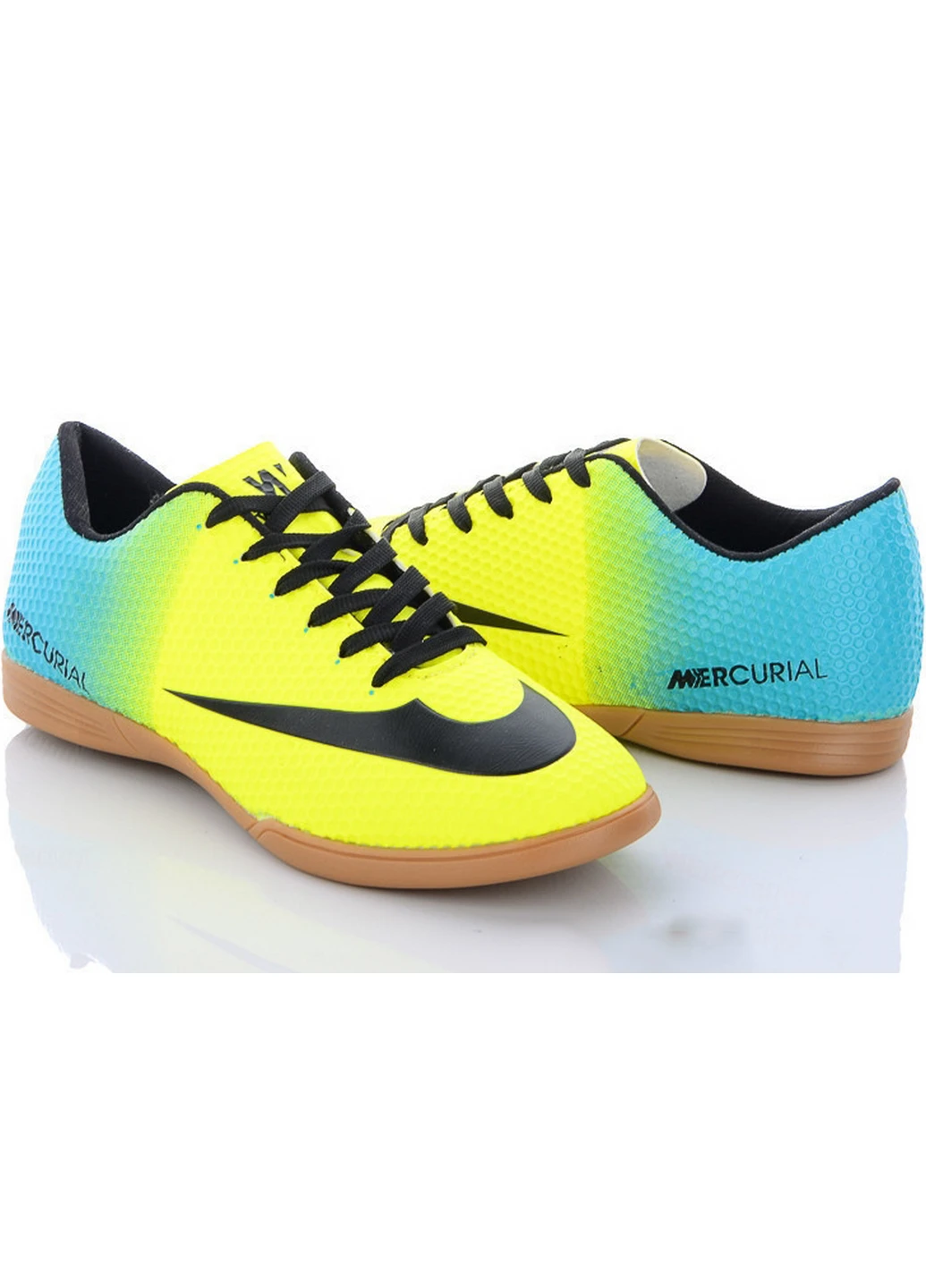 Желтые футзалки (бампы) на полиуретановой подошве b231-futsal-yellow 41 жёлтый Walked