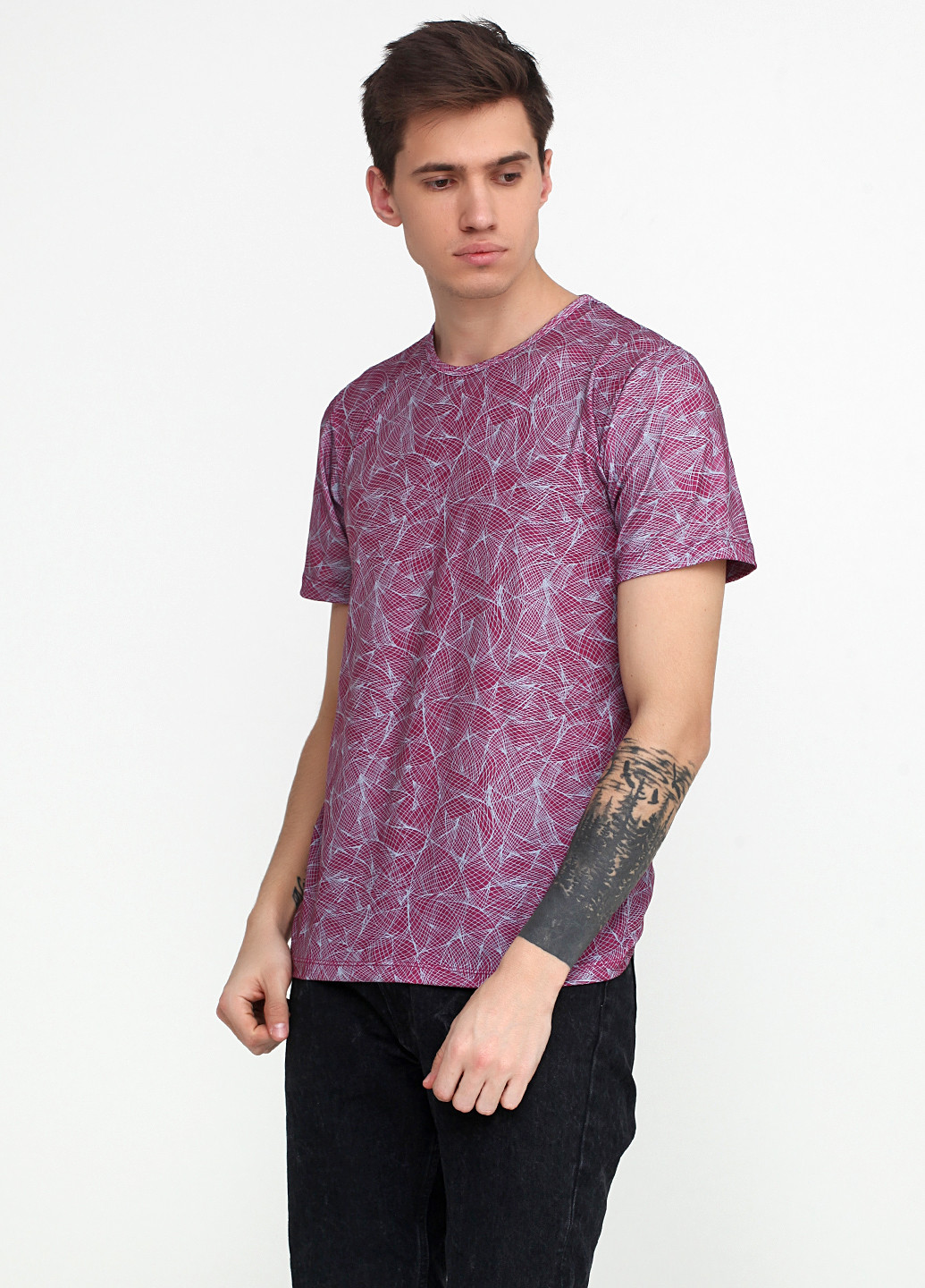 Светло-пурпурная футболка MSY