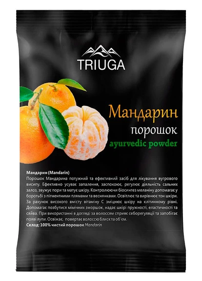Порошок аюрведичний "Мандарин" Ayurvedic Powder Triuga Herbal (250116322)