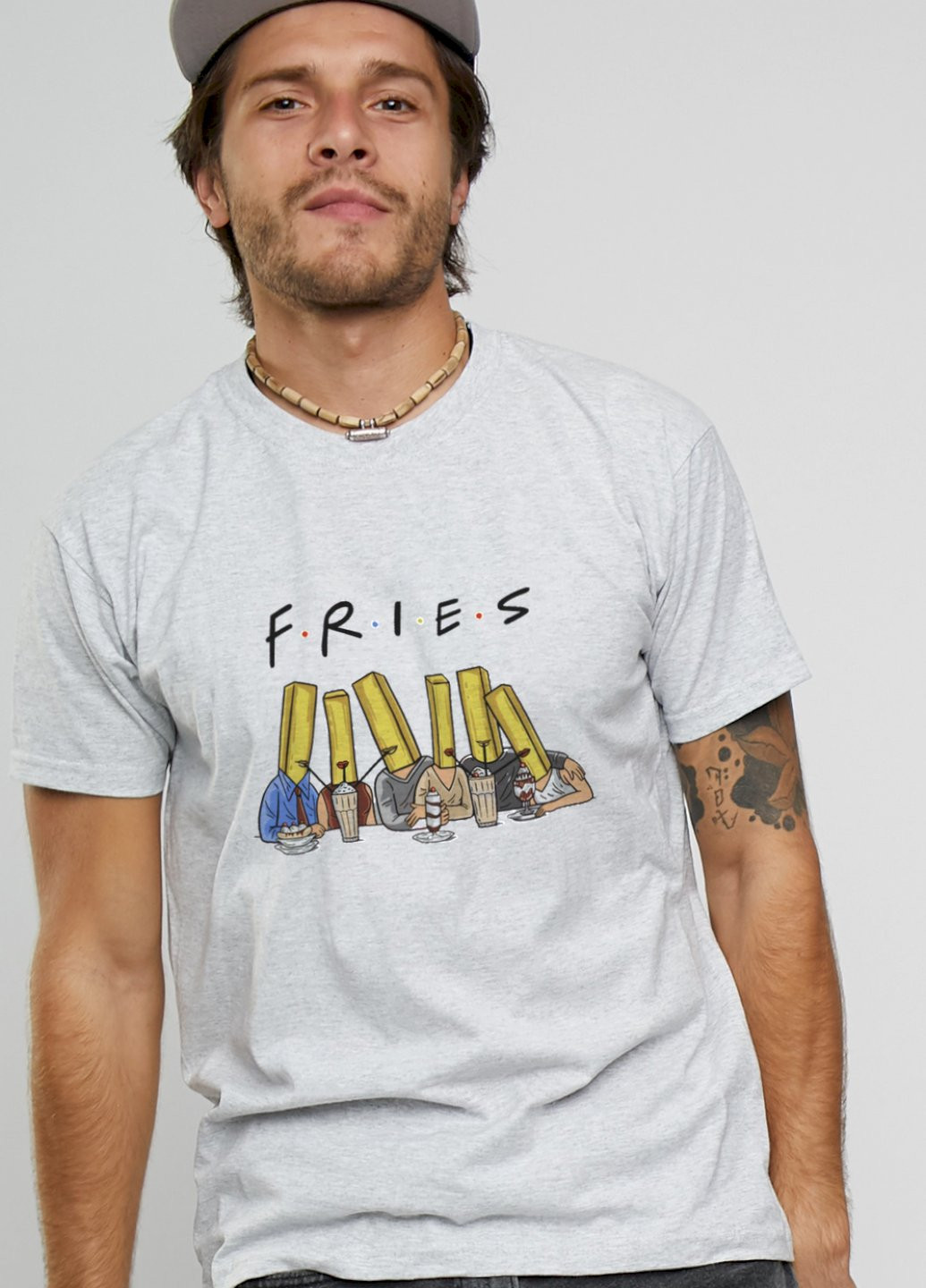 Сіра футболка чоловіча YAPPI