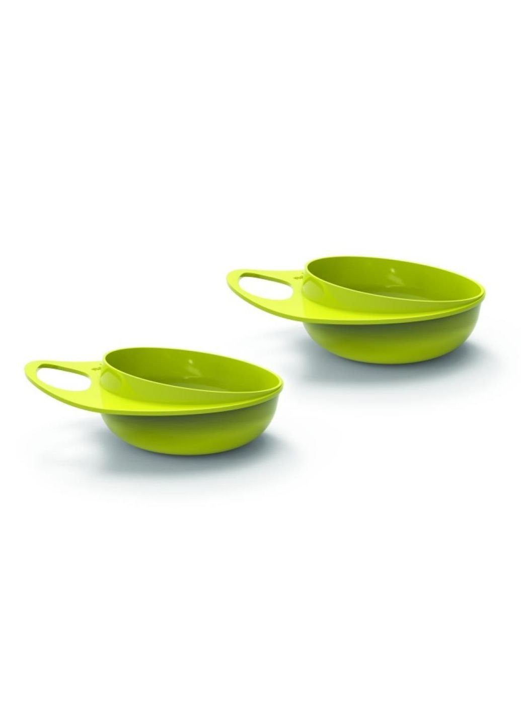 Набор детской посуды Тарелка Easy Eating глубокая 2 шт. салатовая Nuvita (252248985)