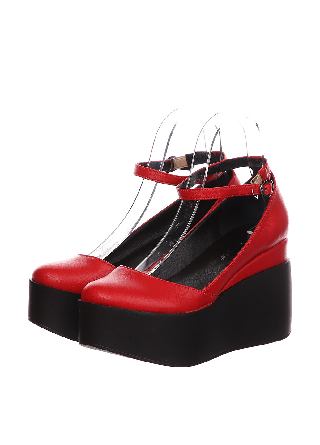 AVK Туфлі анкл страп червоний з натуральна шкіра, — демісезон (219303867)