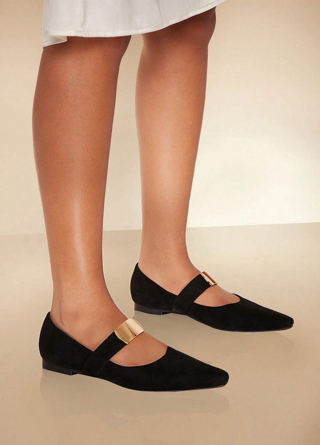 SHEIN Туфлі туфлі-човники чорний з текстиль, китай — демісезон (342081828)