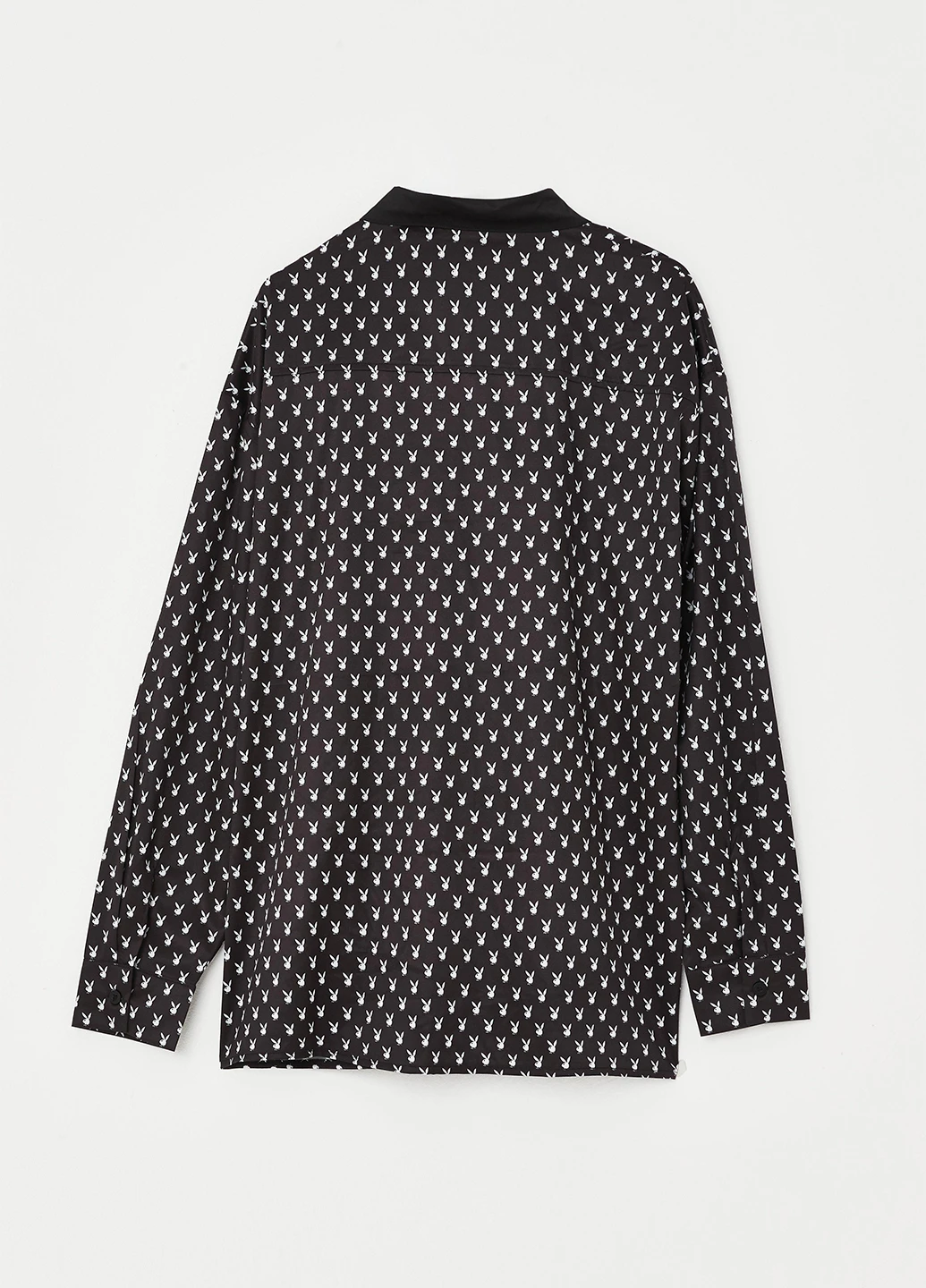 Черная домашний рубашка с рисунком Mennace