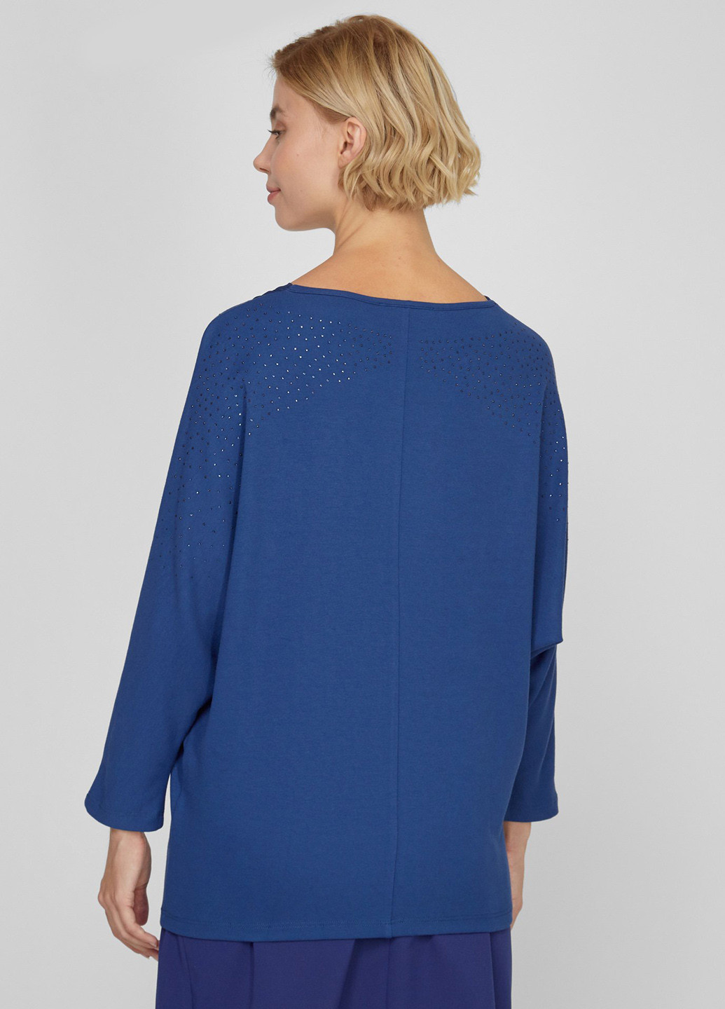 Синя демісезонна блуза Sassofono