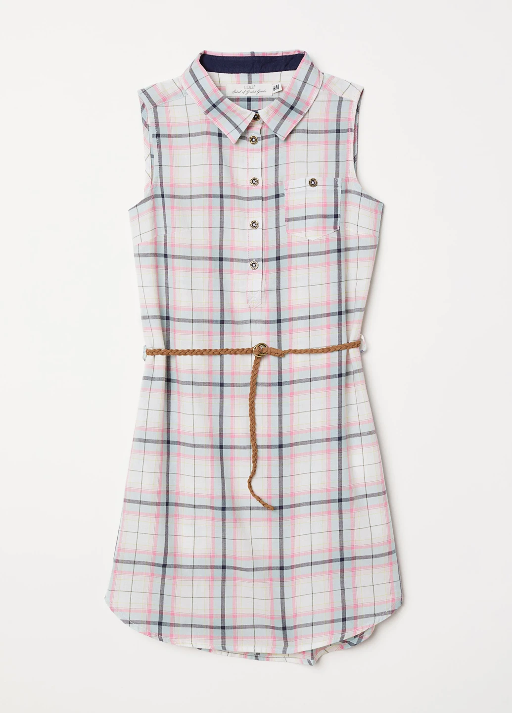 Светло-розовое платье H&M (184148285)