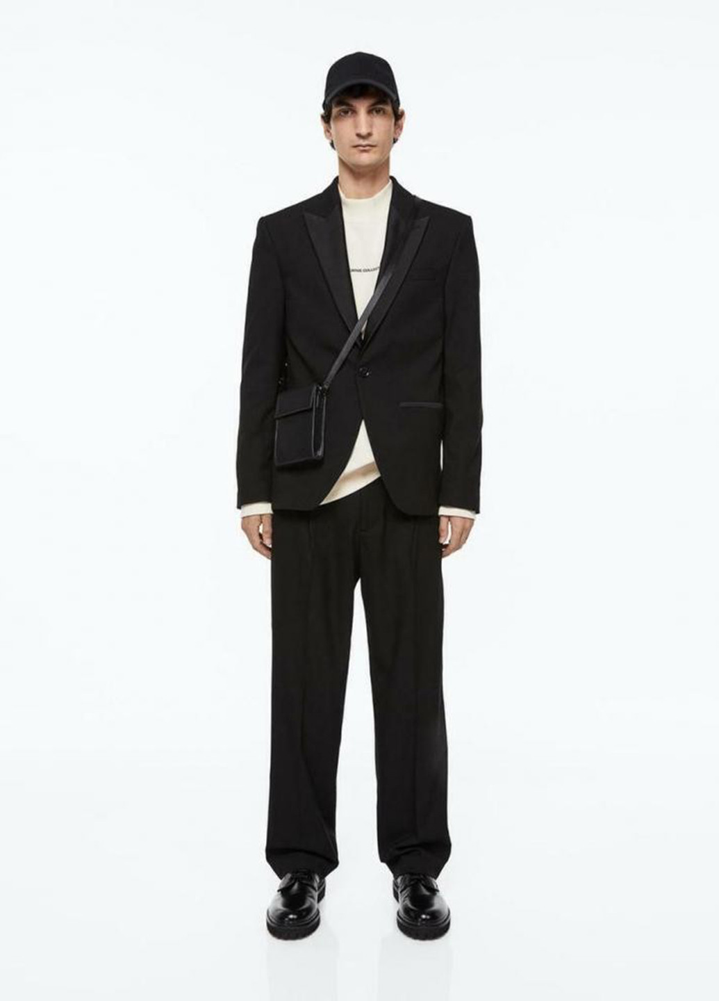 Черные кэжуал демисезонные чиносы брюки H&M