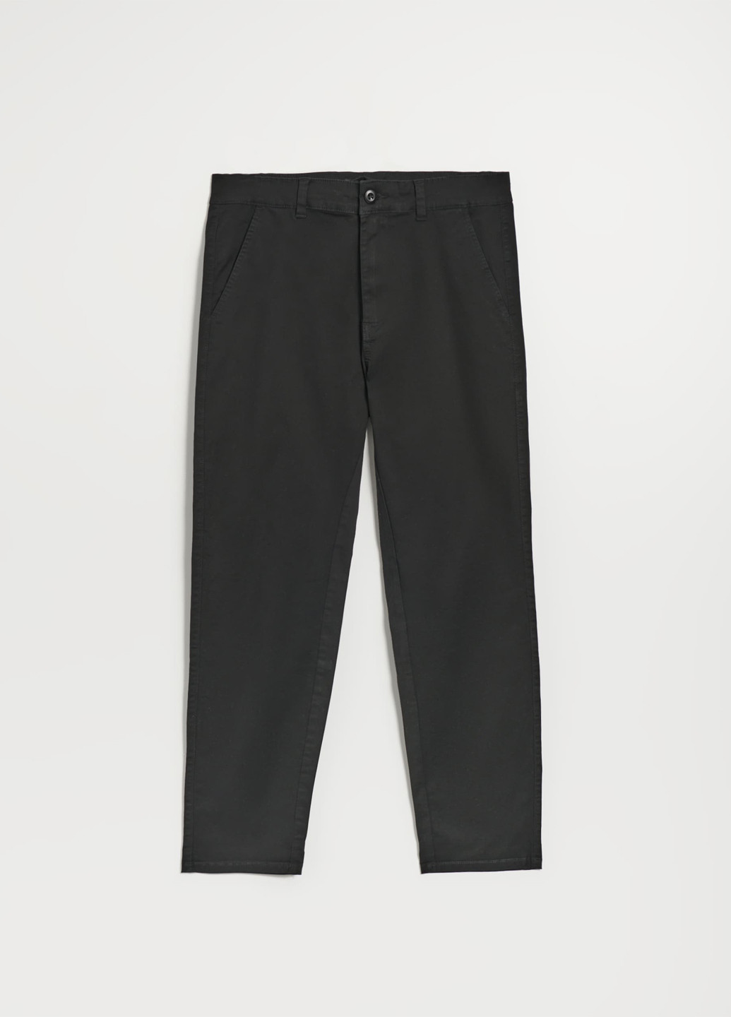 Черные кэжуал демисезонные каррот брюки House