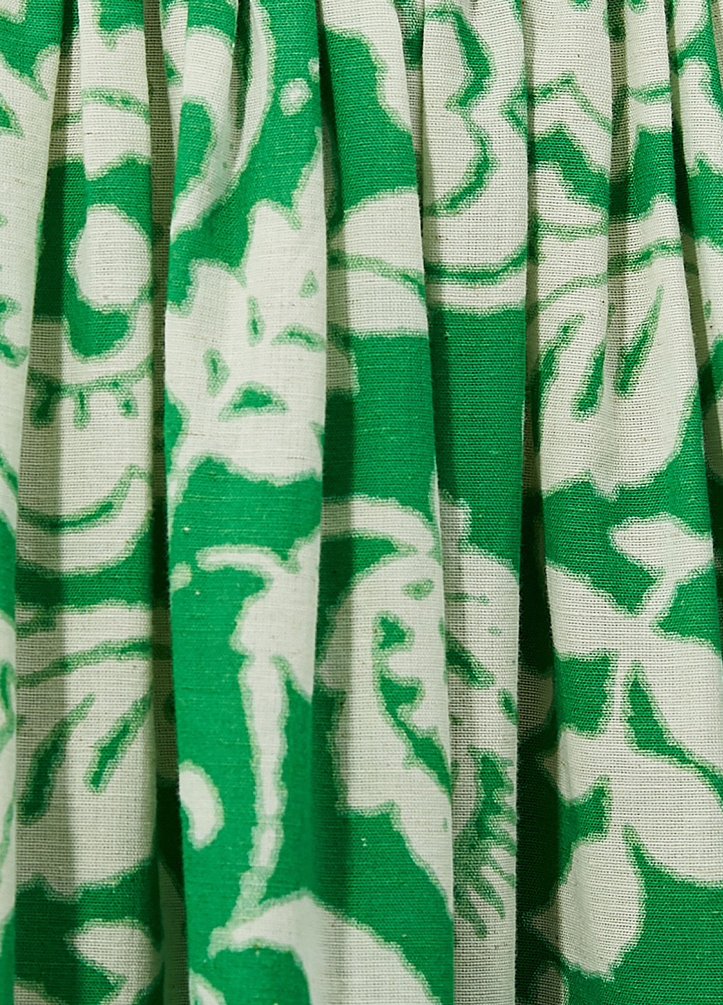 Зеленое кэжуал платье клеш KOTON с рисунком