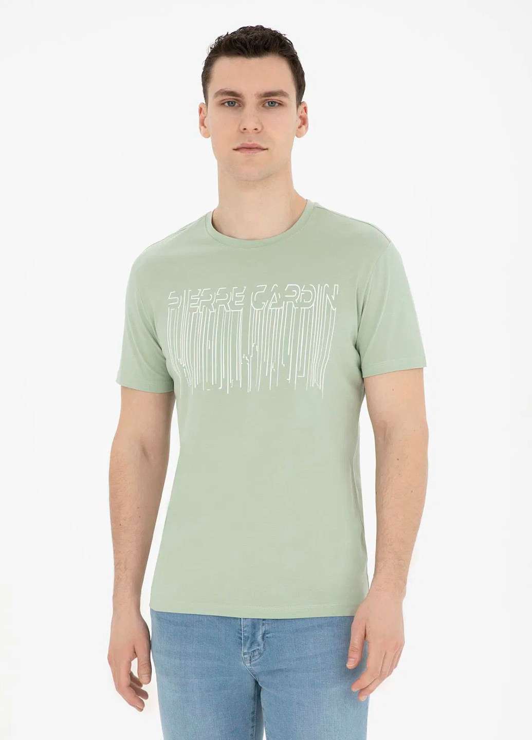 Зеленая футболка Pierre Cardin