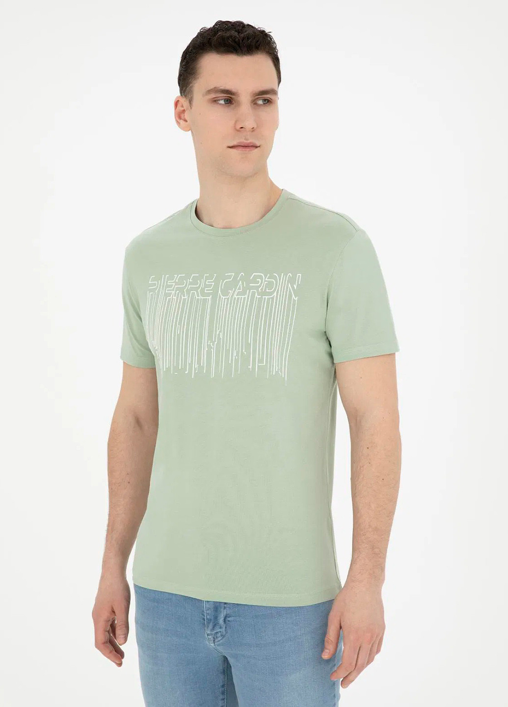 Зеленая футболка Pierre Cardin