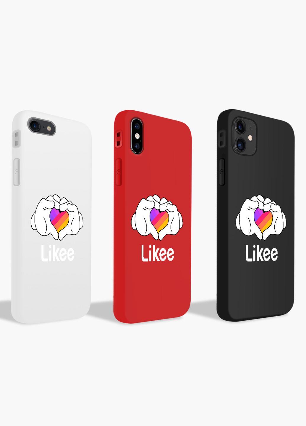 Чехол силиконовый Apple Iphone 8 Лайк (Likee) (6151-1711) MobiPrint (219777487)