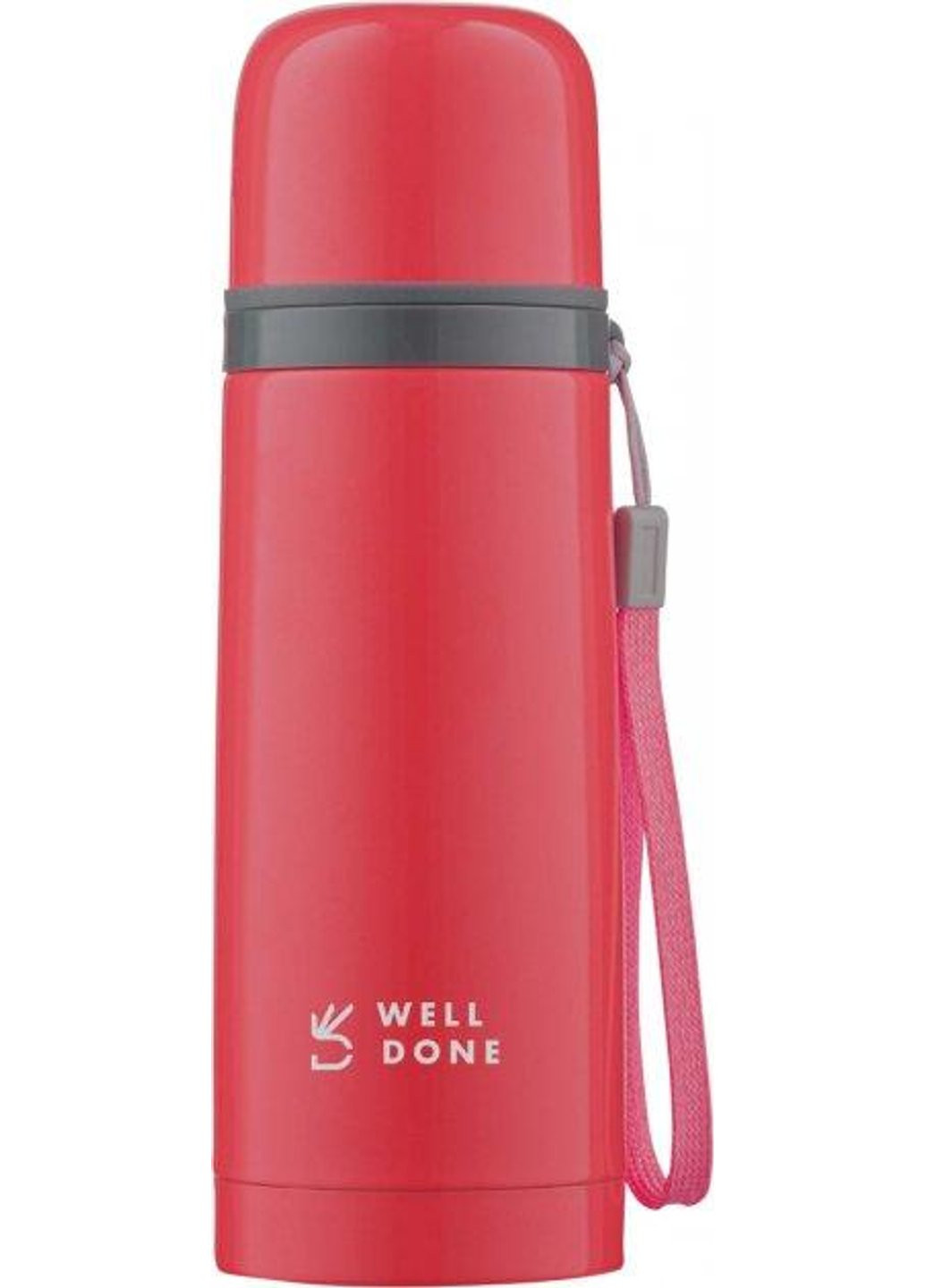 Термос питний Well Done WD-7153R 0.35 л малиновий Power (254861200)