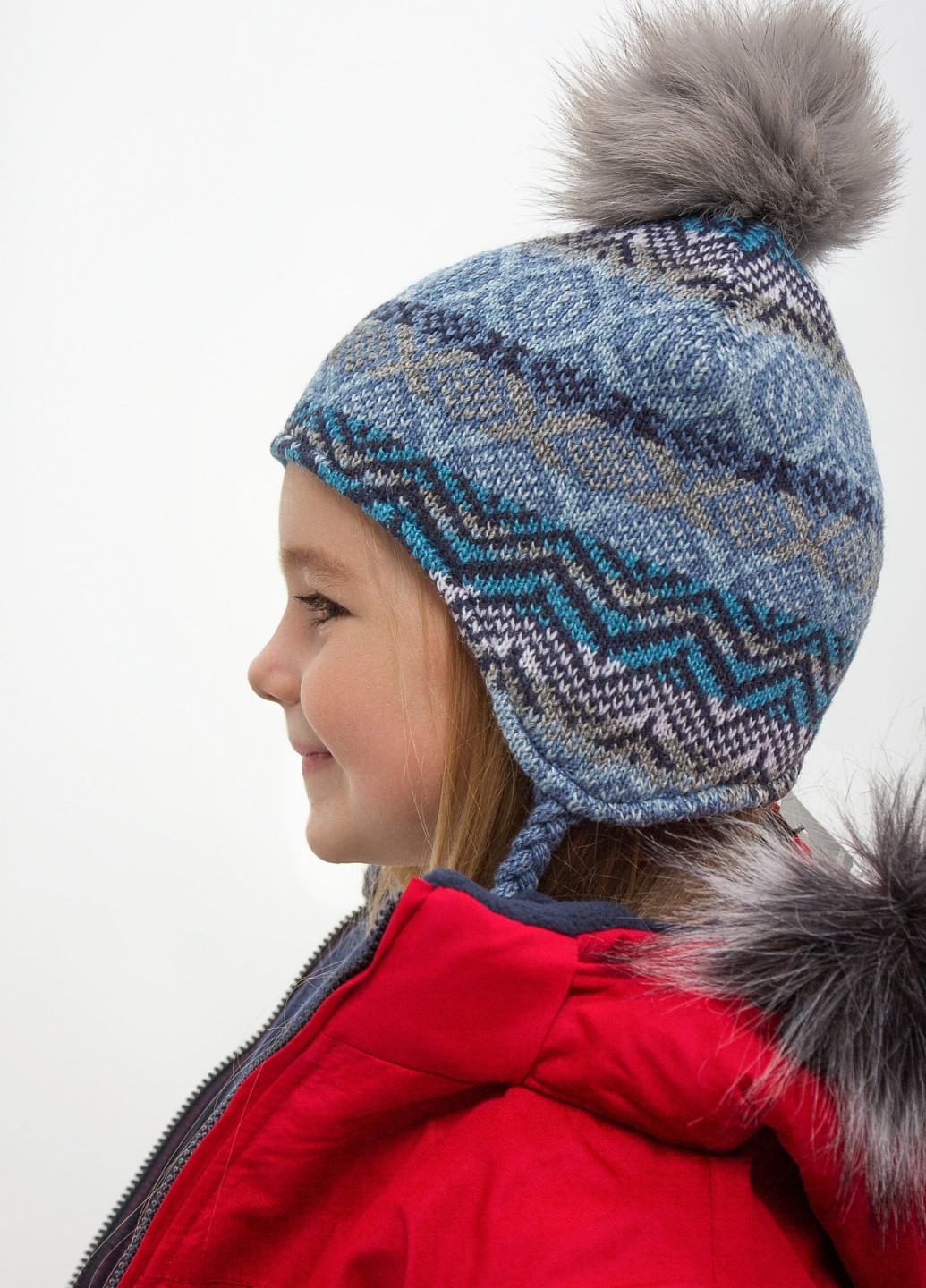 Дитяча зимова шапка синя Dasti hoverla (240173817)