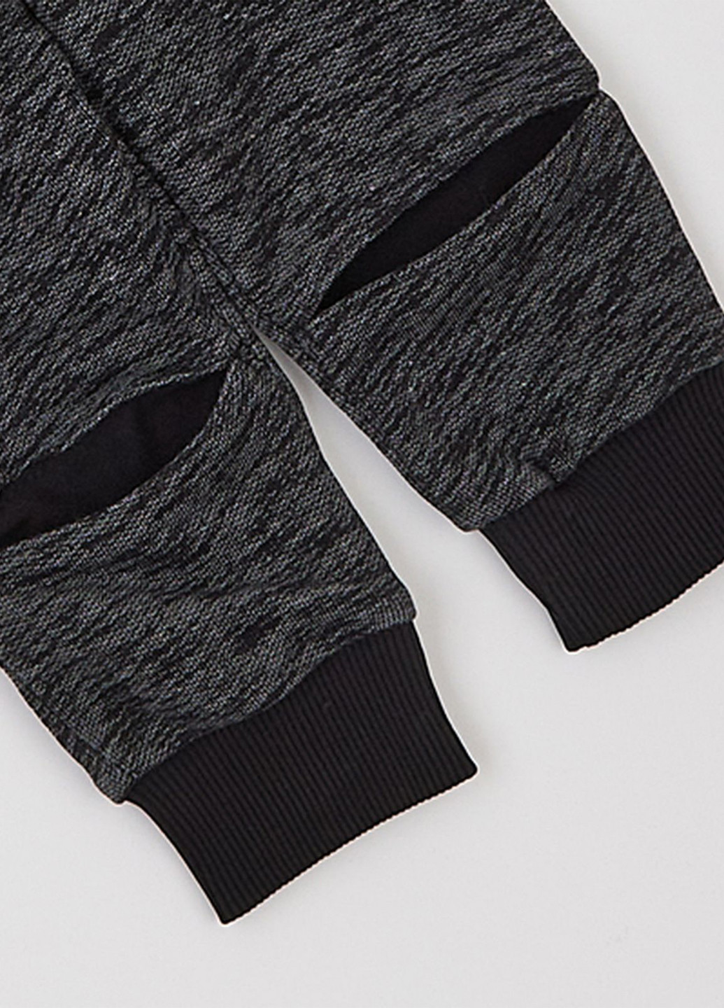 Черный демисезонный костюм (свитшот, брюки) брючный Ляля