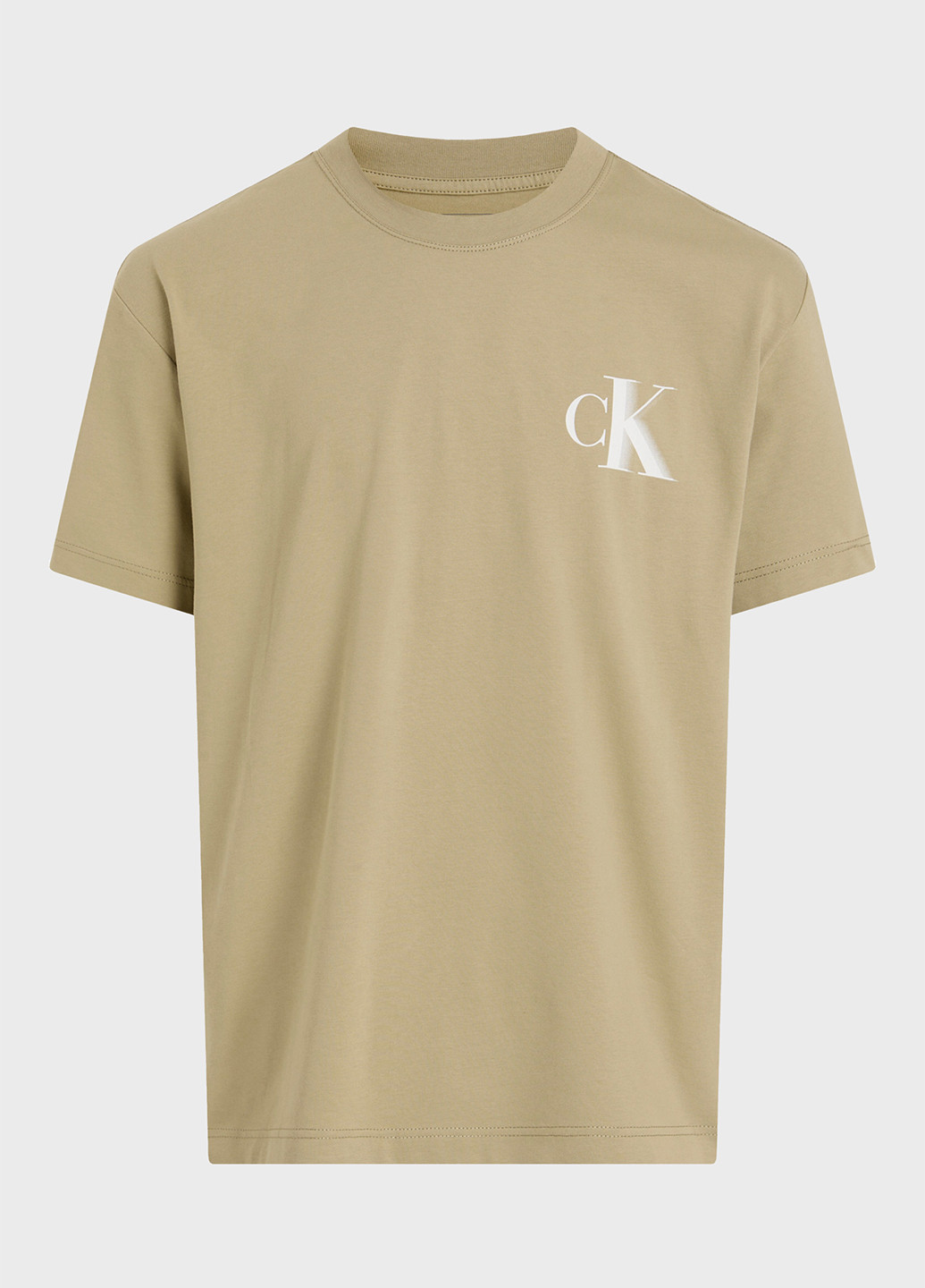 Песочная футболка Calvin Klein Jeans