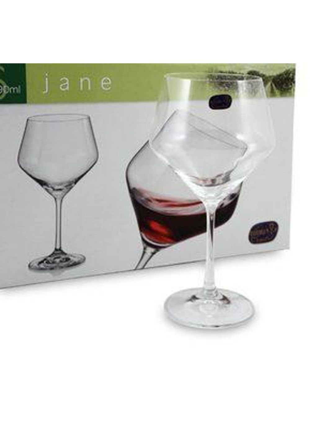 Набор бокалов для вина Jane 40815/590 6 шт 590 мл Bohemia (253583711)