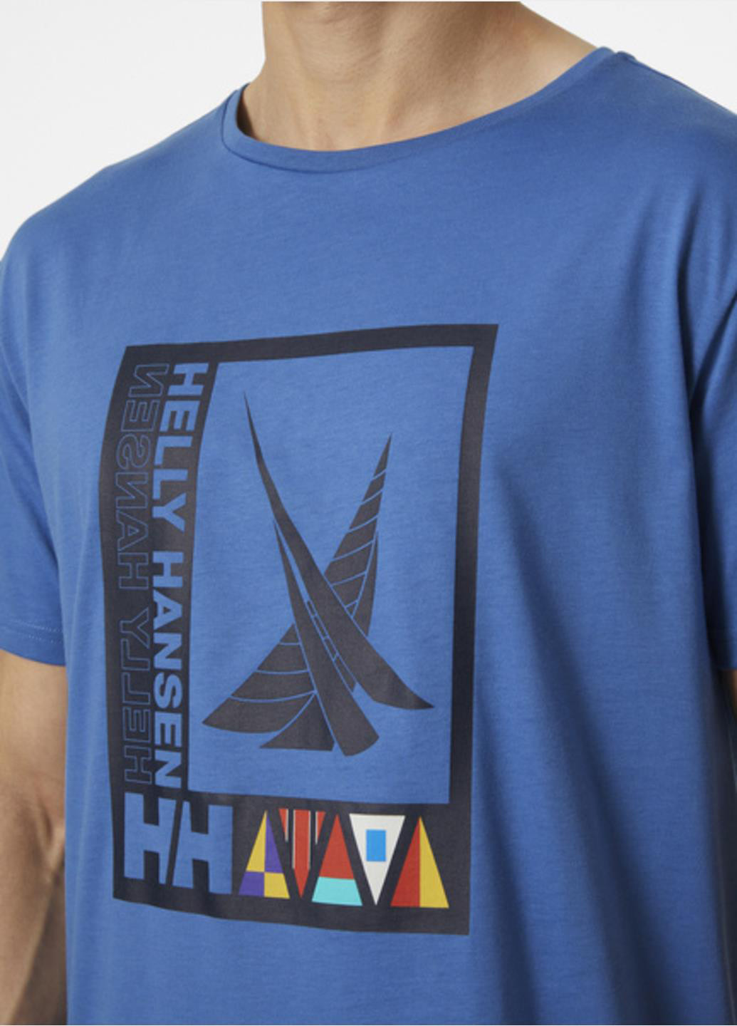 Світло-синя футболка 34222-636 Helly Hansen SHORELINE T-SHIRT 2.0