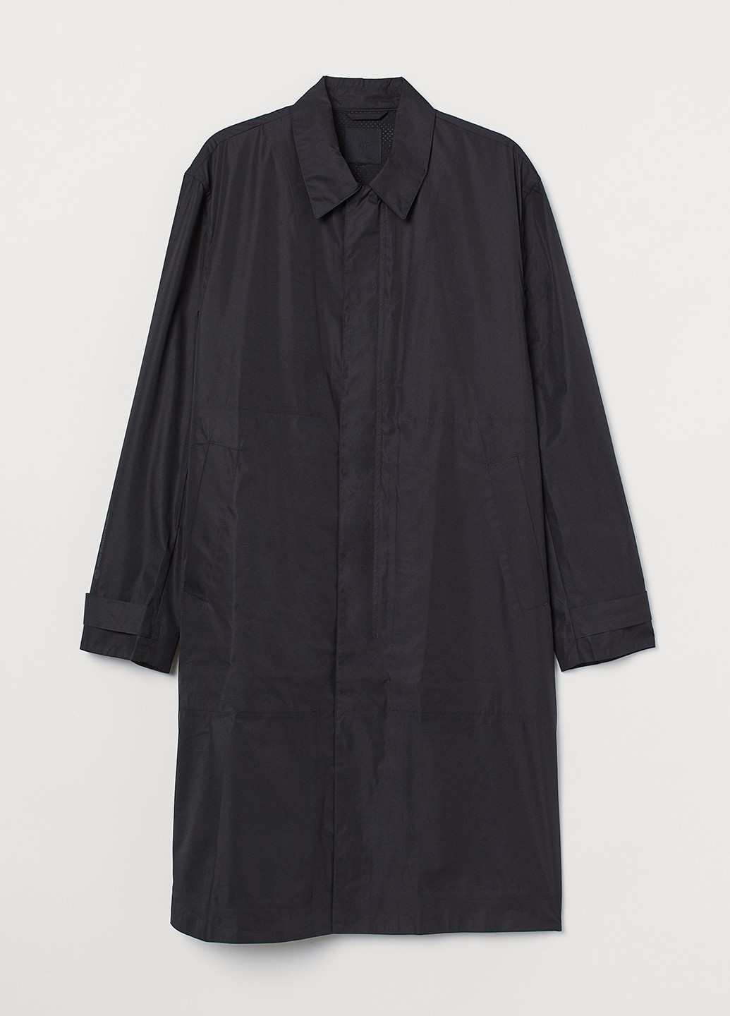 Черное демисезонное Пальто однобортное H&M