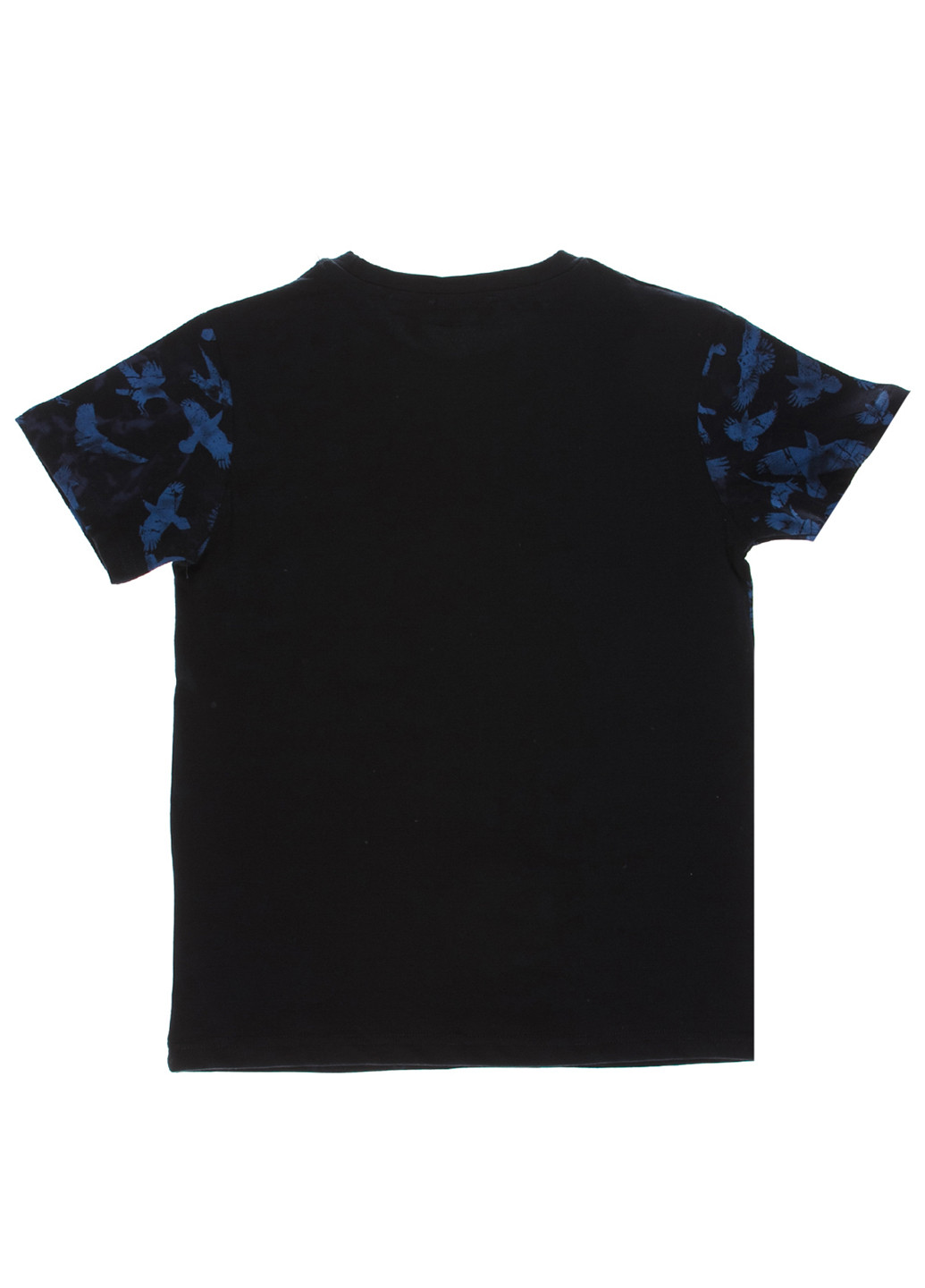 Темно-синяя летняя футболка с коротким рукавом Mackays
