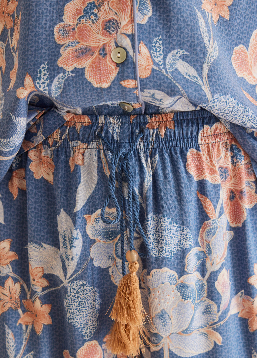 Синяя всесезон пижама (рубашка, брюки) рубашка + брюки Women'secret