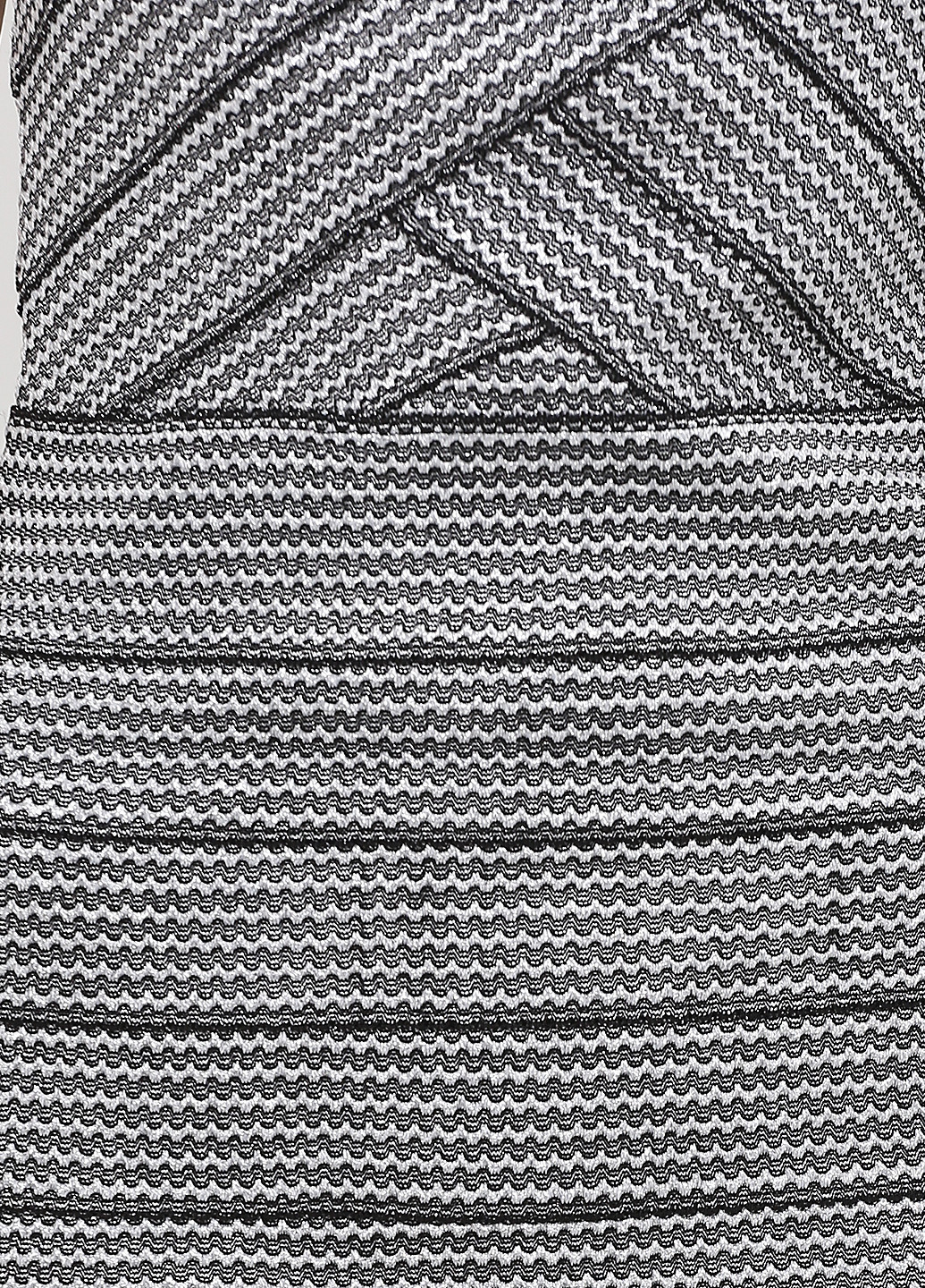 Срібна кежуал сукня бандо H&M в смужку