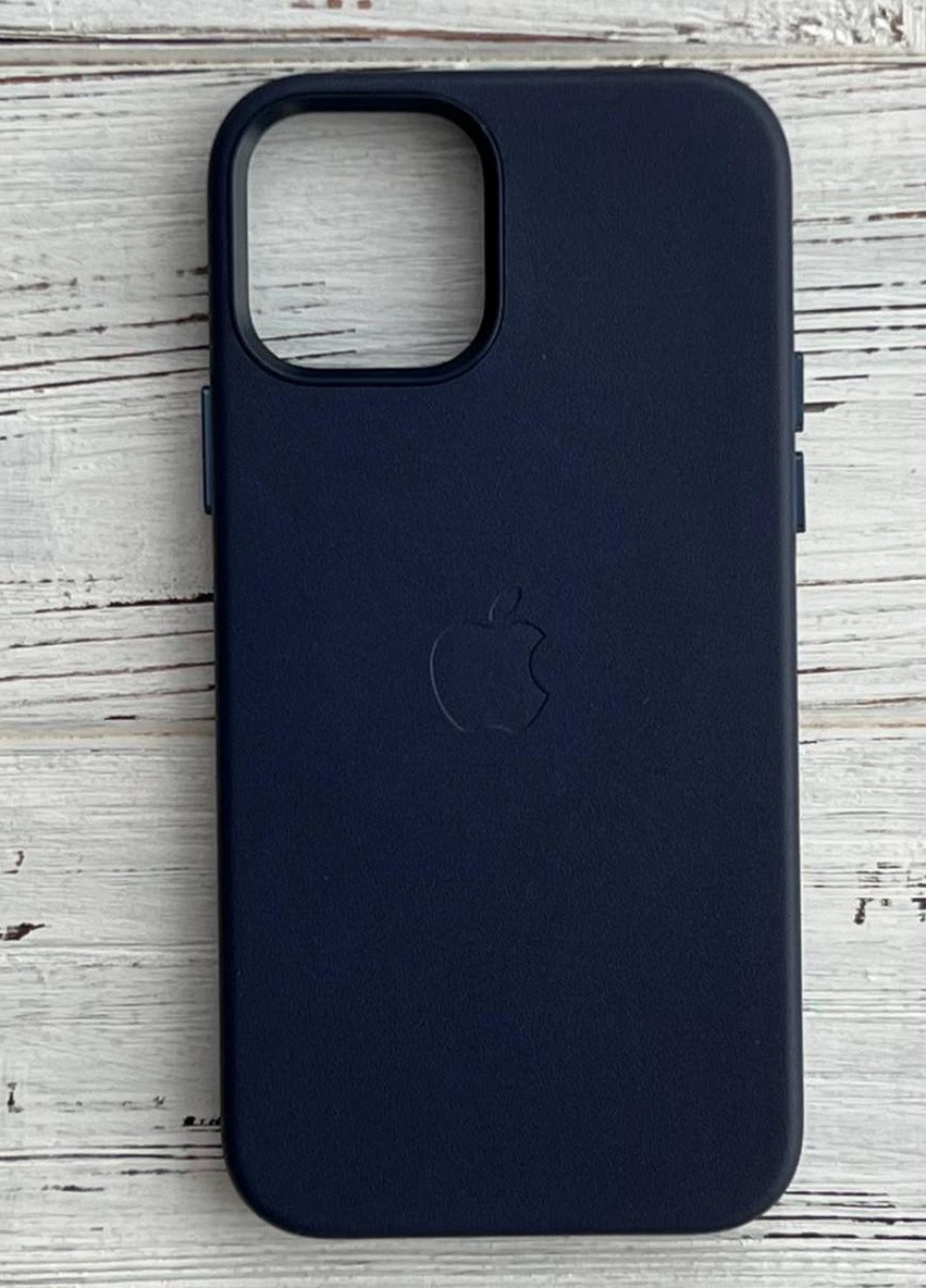 Шкіряний Чохол Накладка Leather Case (AA) with MagSafe Для IPhone 11 Pro Dark Blue No Brand (254091440)