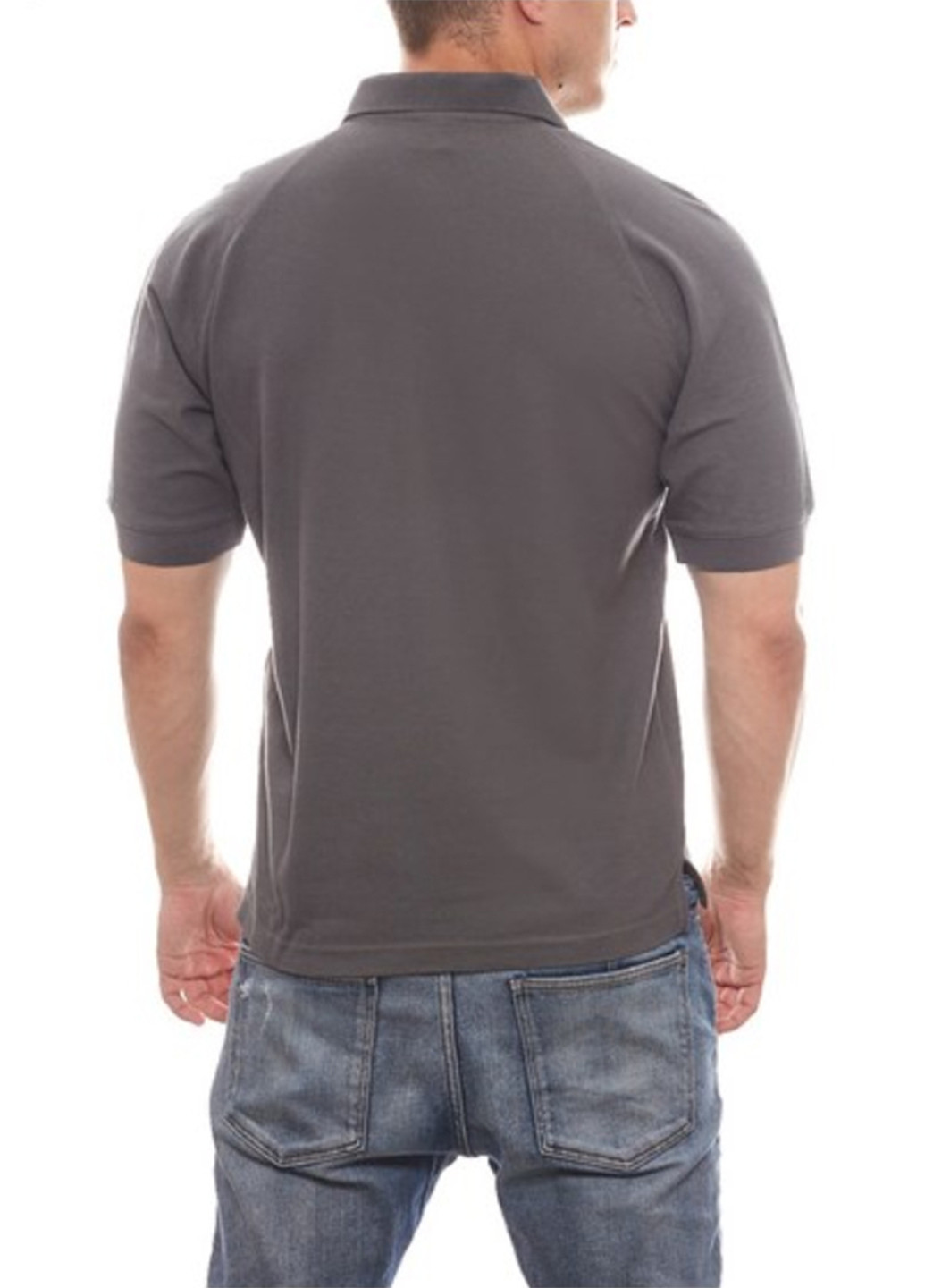 Серая футболка-поло для мужчин James Harvest меланжевая