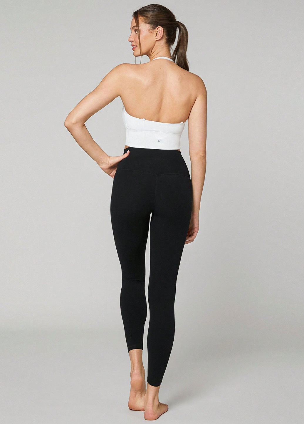 Белый топ бюстгальтер SHEIN без косточек полиамид