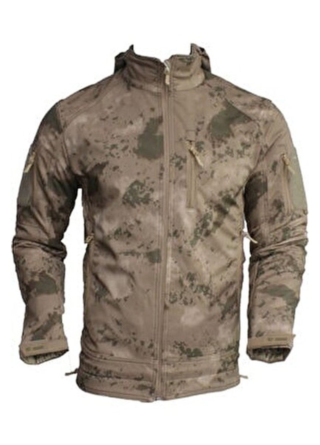 Комбинированная демисезонная куртка мужская тактическая мультикам турция софтшел soft-shell всу (зсу) m 8635 койот Combat