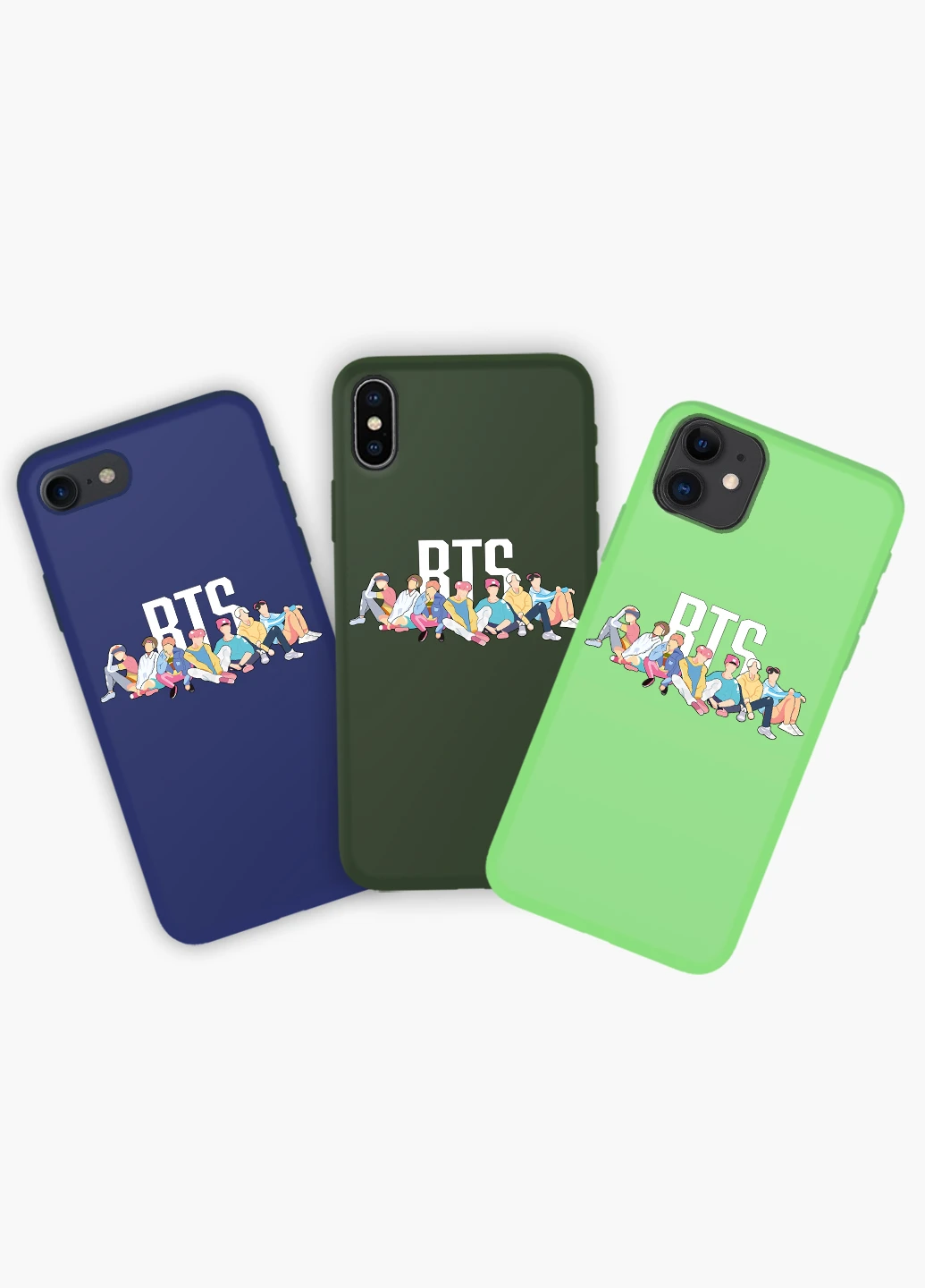 Чохол силіконовий Apple Iphone Xs БТС (BTS) (8938-1061) MobiPrint (219331319)