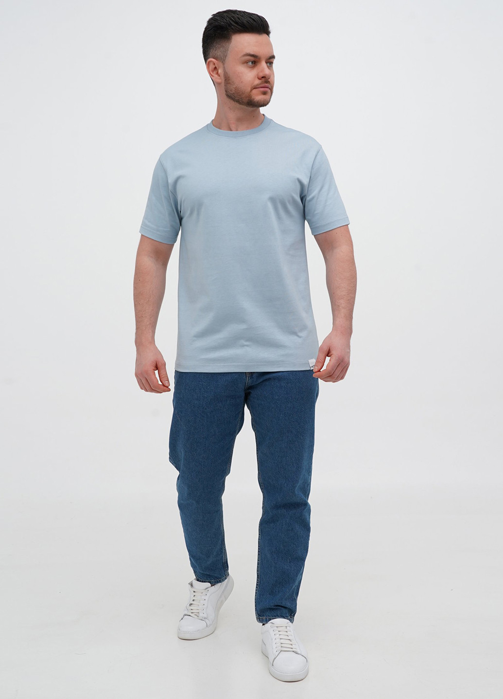 Голубая футболка Trend Collection