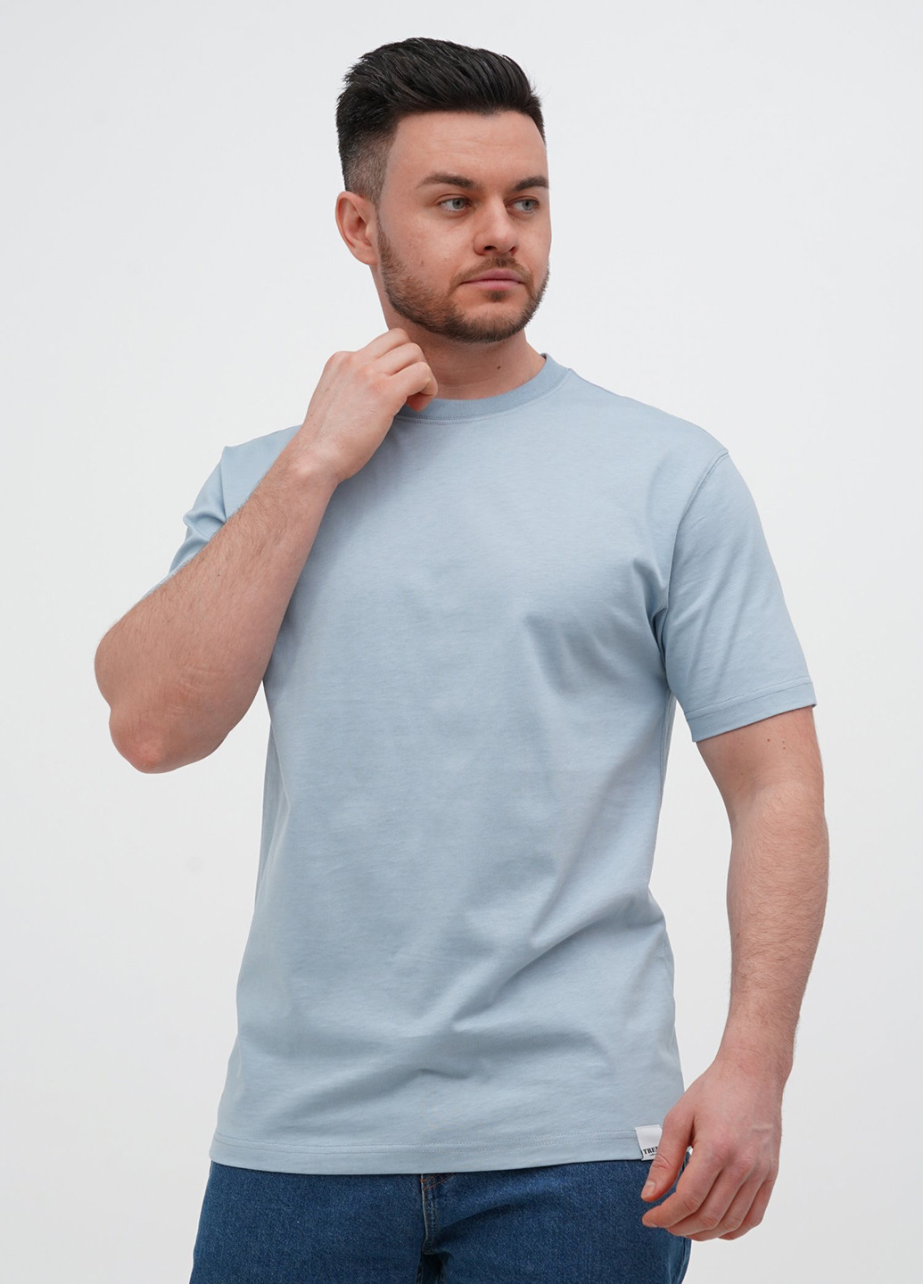 Голубая футболка Trend Collection