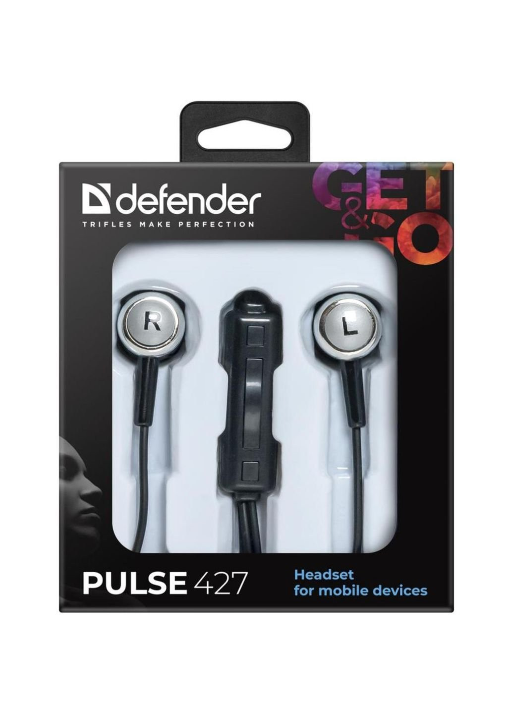 Наушники (63427) Defender pulse 427 black (253546011)