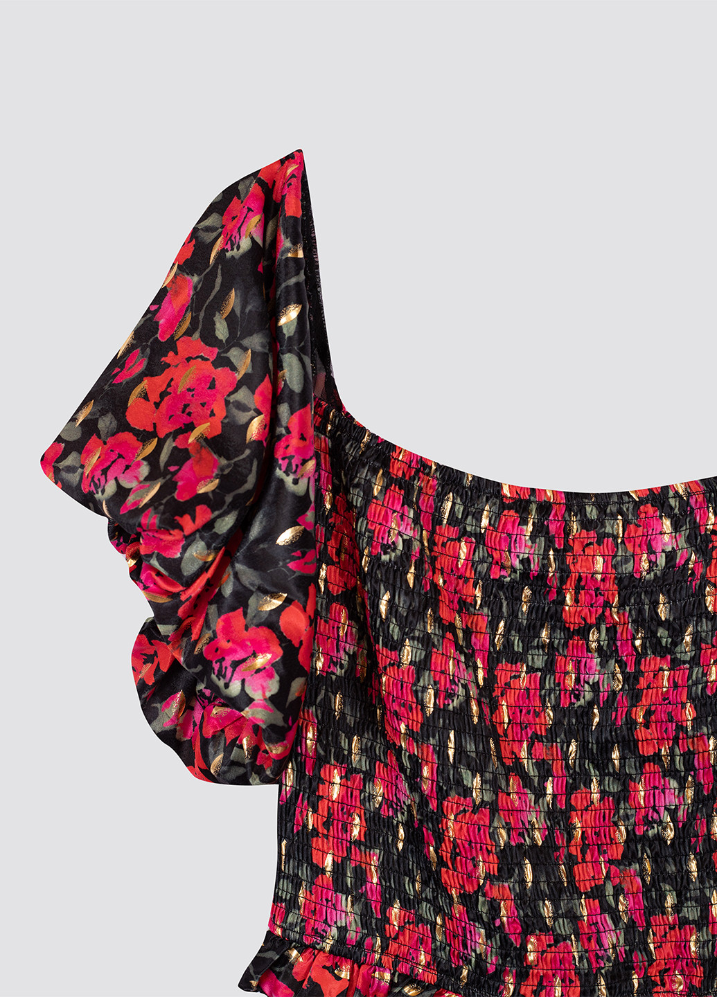 Комбинированное кэжуал платье Outrageous Fortune с цветочным принтом