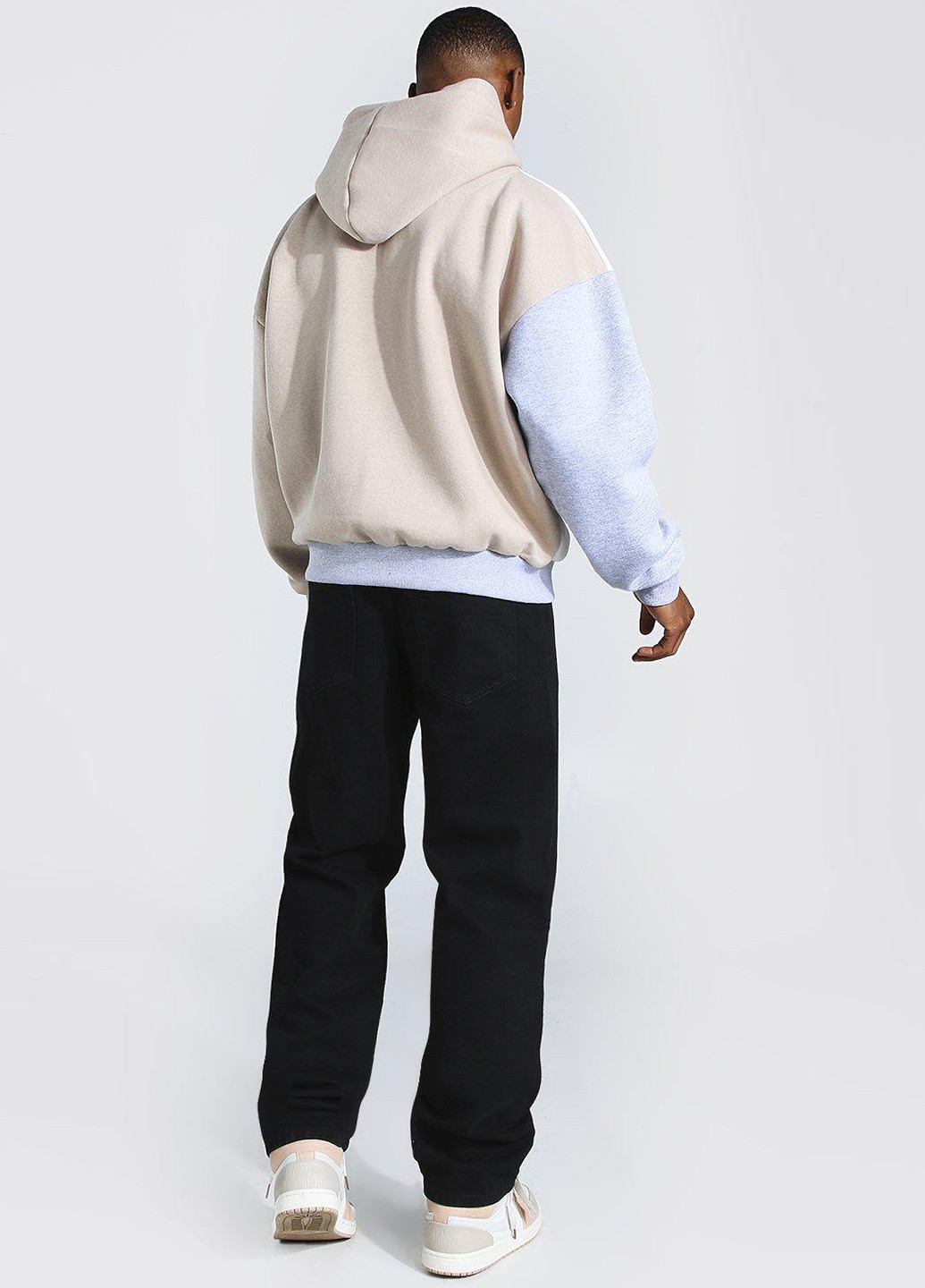 Черные демисезонные прямые джинсы Boohoo