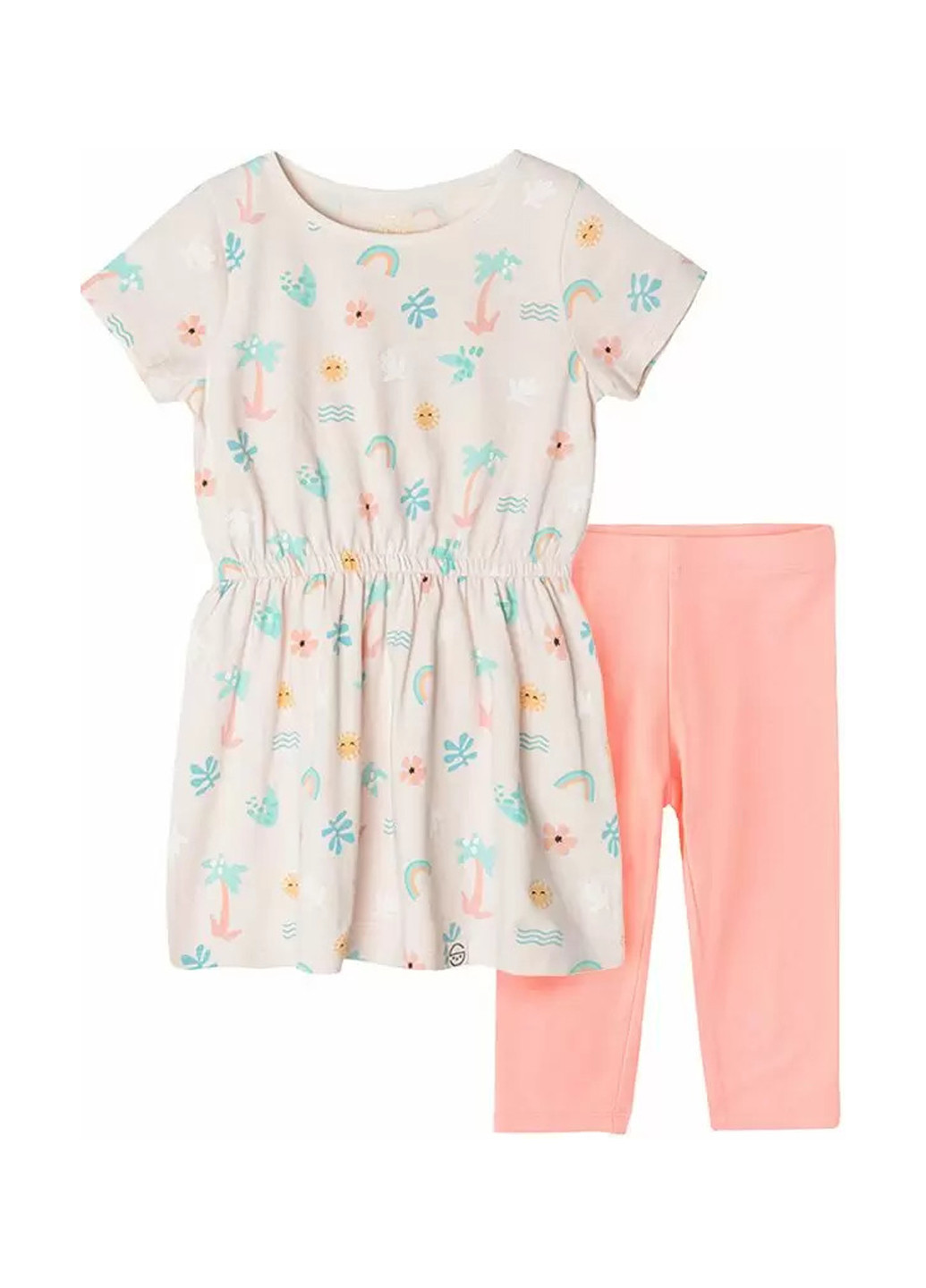 Комбінований літній комплект (туніка, легінси) Cool Club