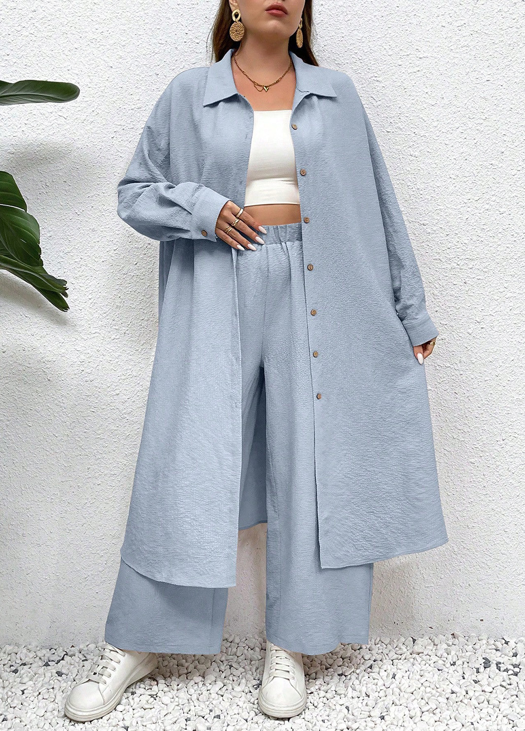 Костюм (рубашка, брюки) SHEIN (342965580)