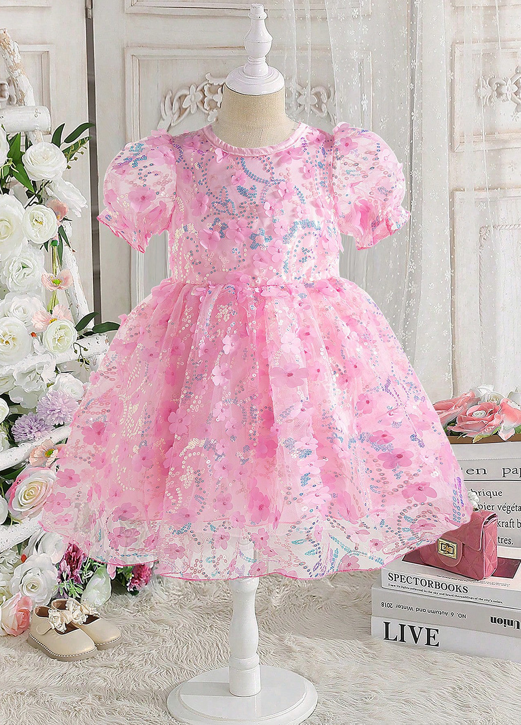 Светло-розовое платье SHEIN (367210828)