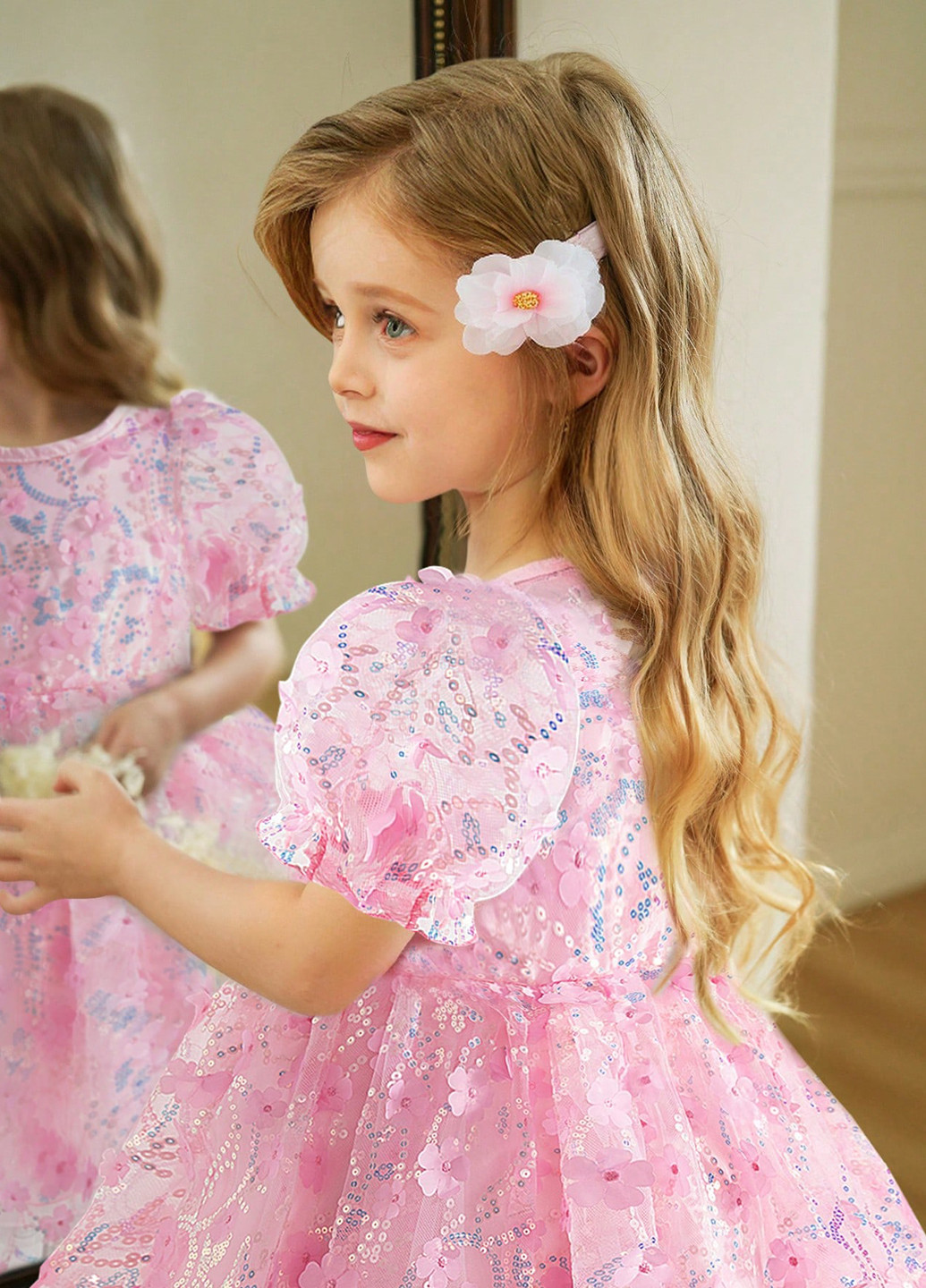 Светло-розовое платье SHEIN (367210828)