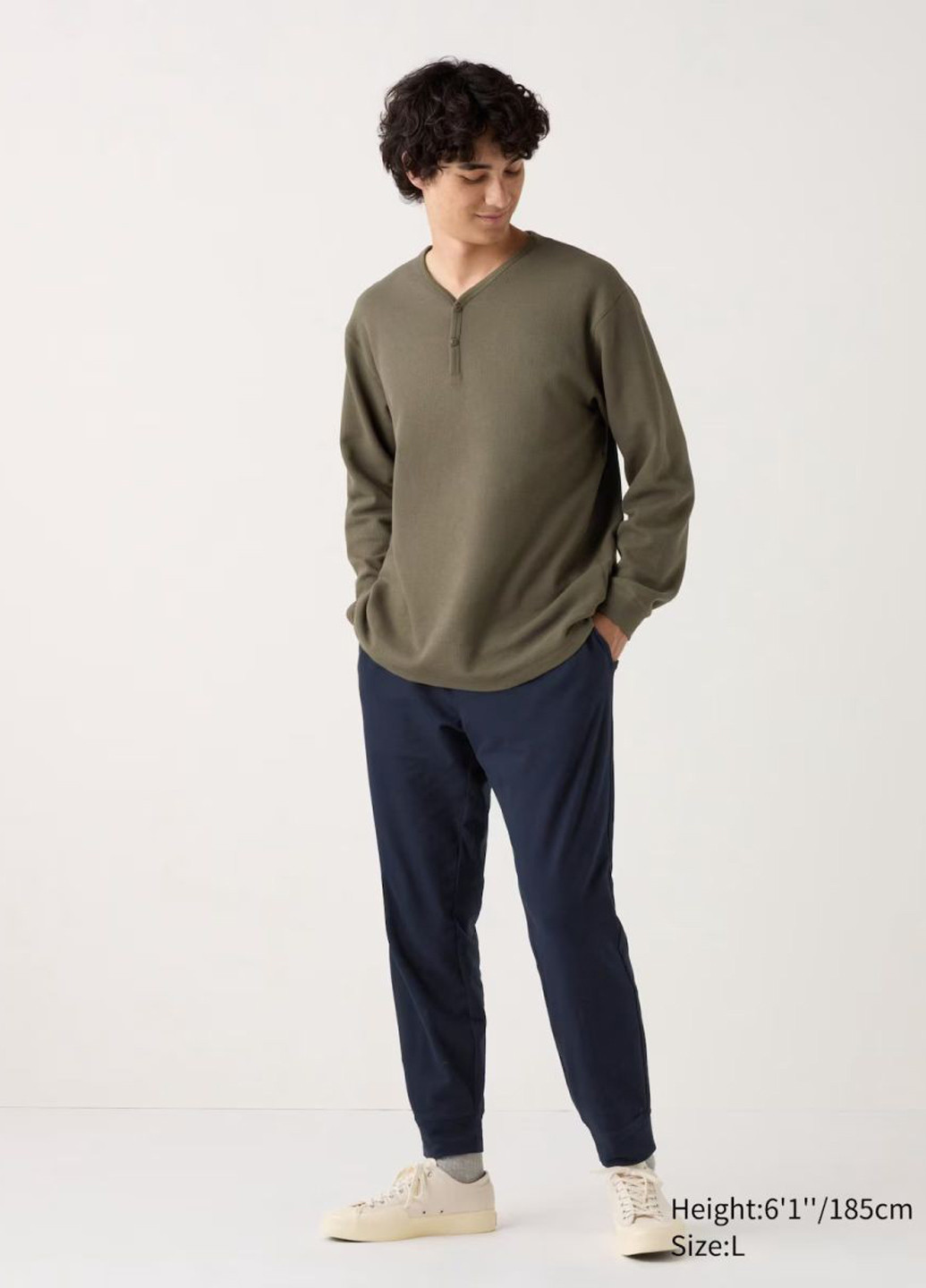 Пижама (лонгслив, брюки) Uniqlo (322408772)