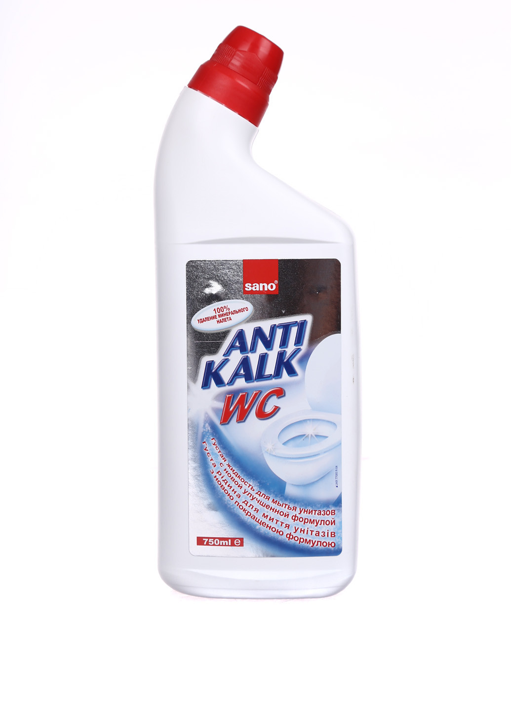 Средство для чистки унитазов «WC ANTI KALK», 750 мл Sano (94768389)