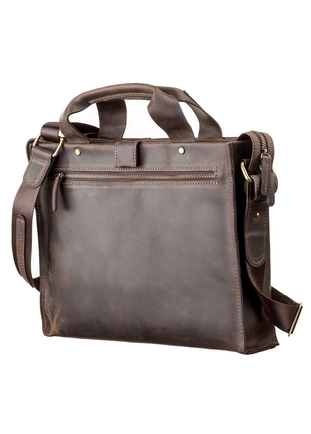 Мужская кожаная сумка 35х27х7,5 см Shvigel (229458567)