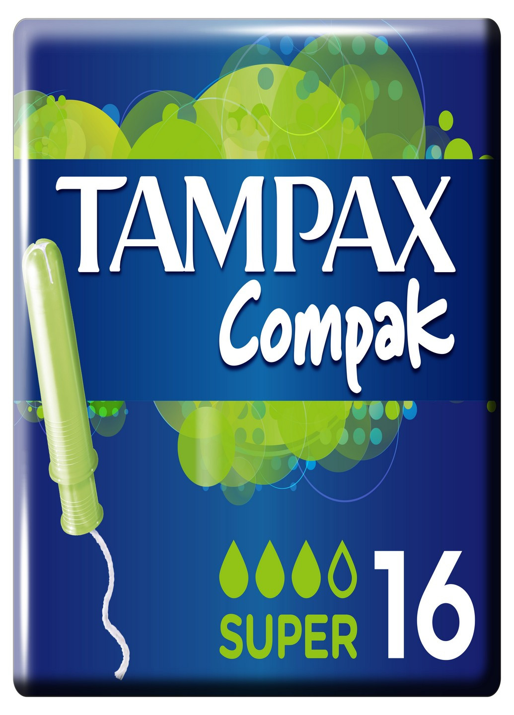 Тампоны Compak Super с аппликатором 16 шт. Tampax