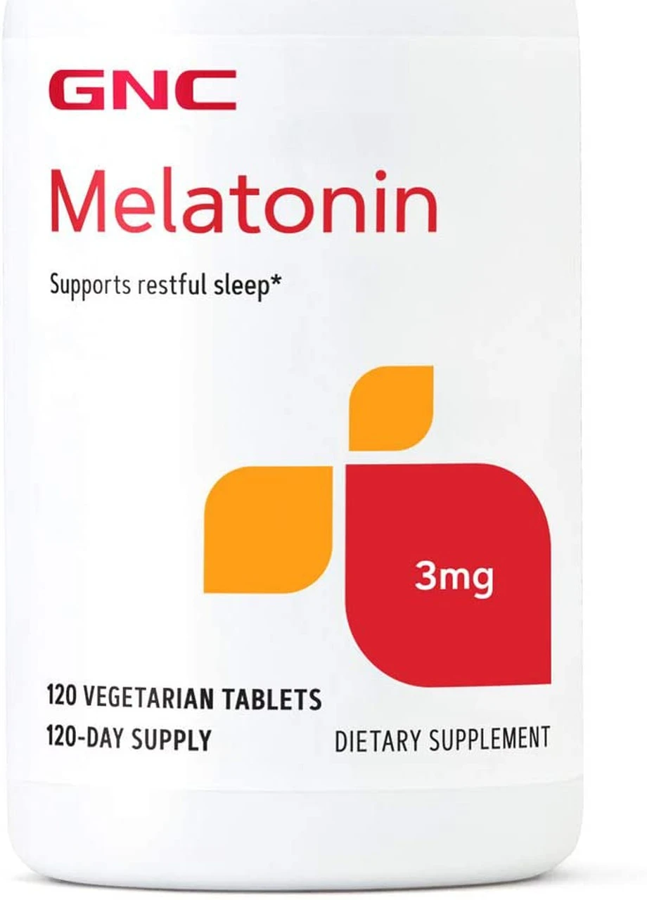 Мелатонін Melatonin 3 mg 120 caps GNC (254371778)