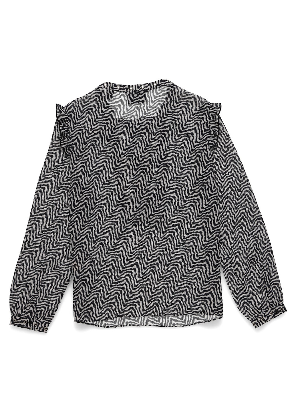 Чорно-біла блуза Scotch & Soda