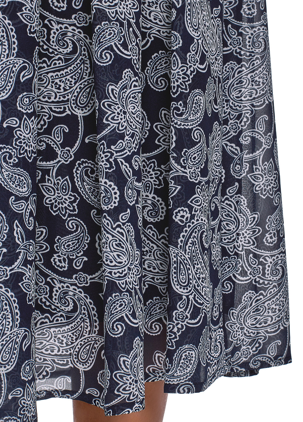 Синяя кэжуал с рисунком юбка Oodji макси