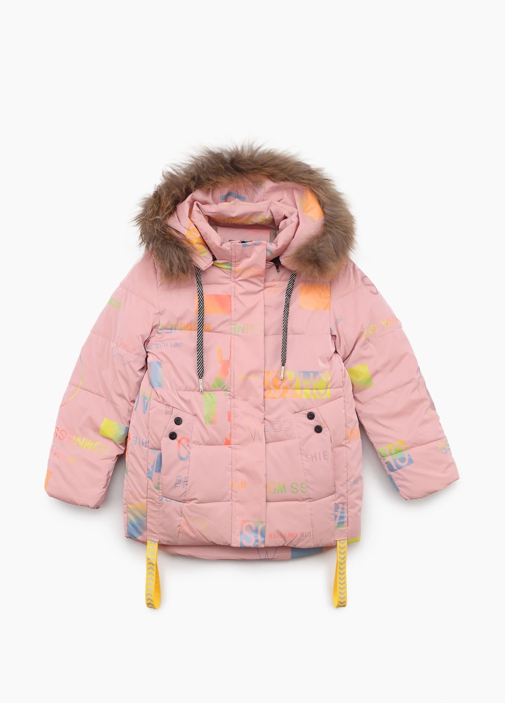 Розовая зимняя куртка Snowgenius