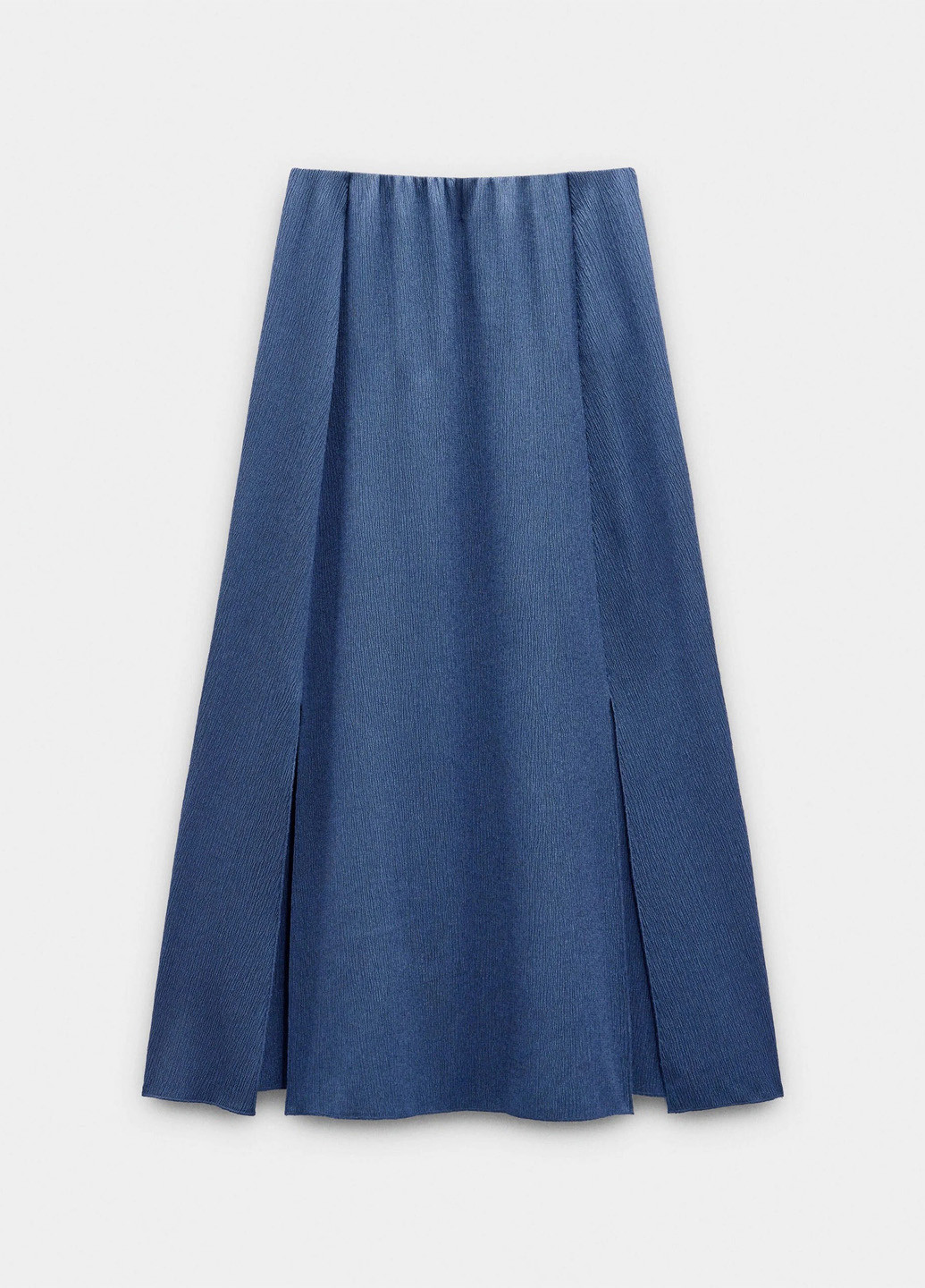 Серо-синяя кэжуал однотонная юбка Parfois клешированная