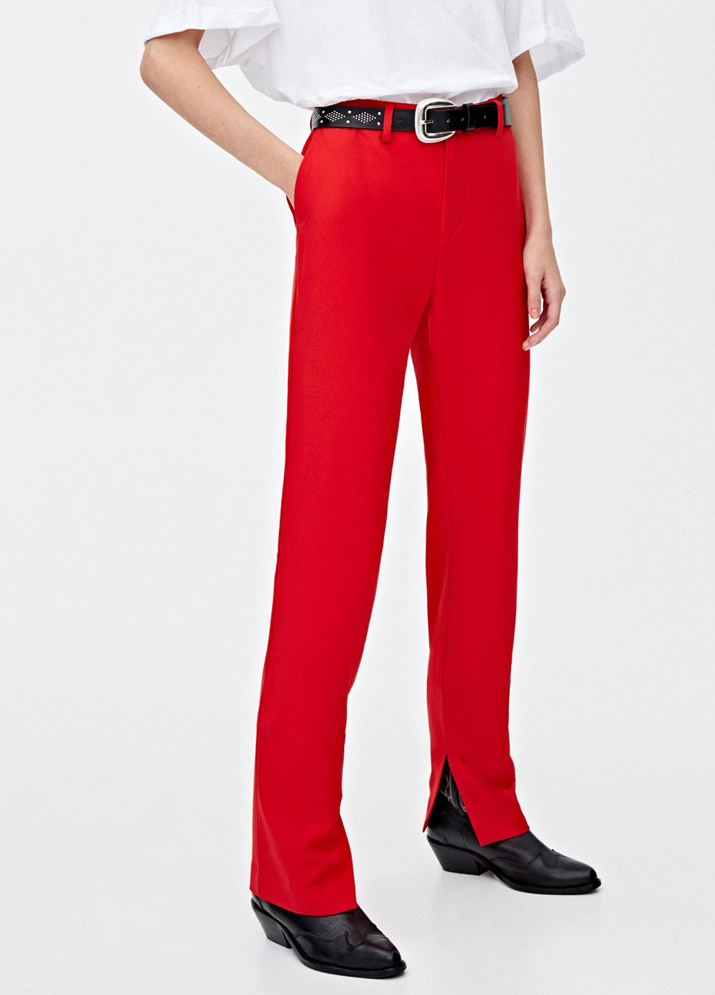 Брюки демісезон,червоний, Pull & Bear (243184882)